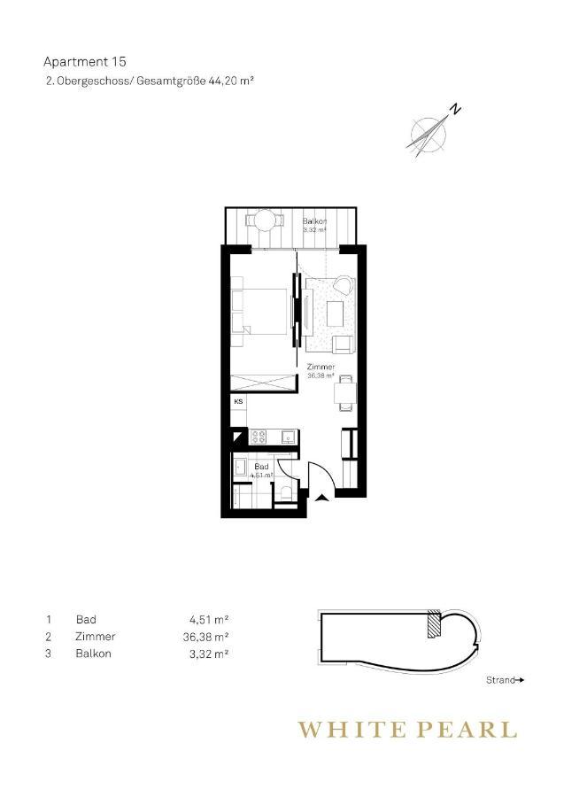 White Pearl Apartment 2.15 Timmendorfer Strand Luaran gambar